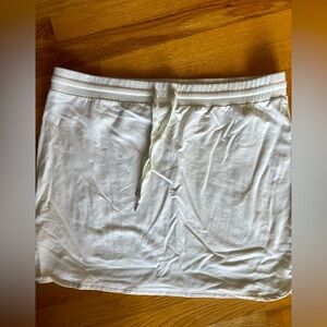 Creamy Cotton Mini Skirt